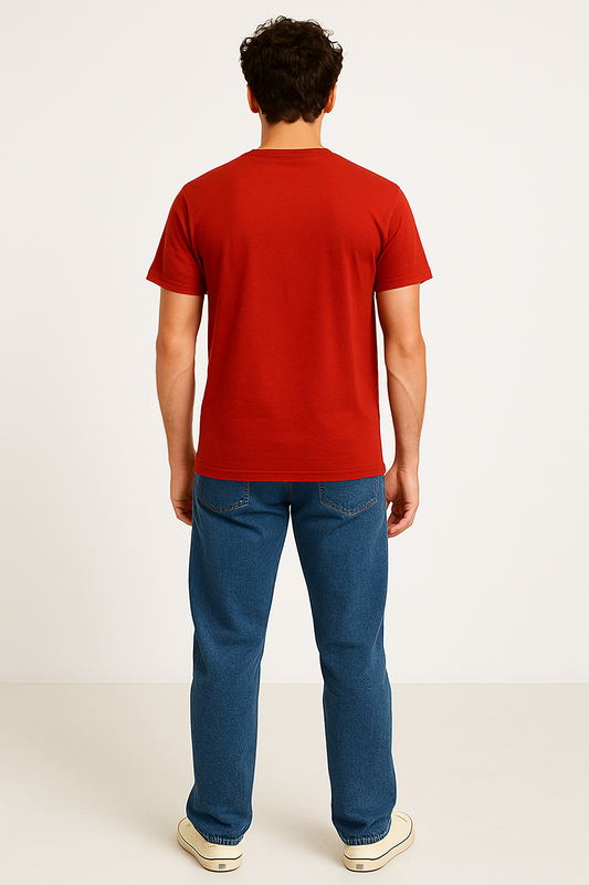CityBurst "Floating" Classic Red Graphic Tee – College Streetwear Edition