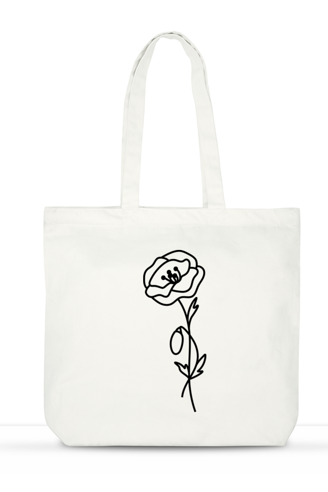 Large White Tote Bag