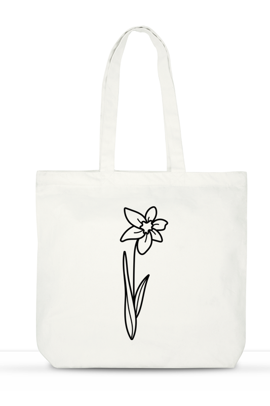 Large White Tote Bag