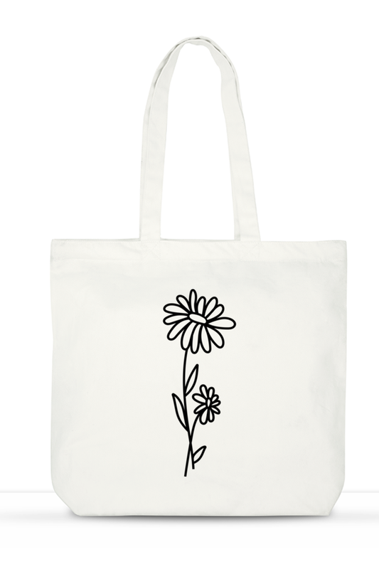 Large White Tote Bag