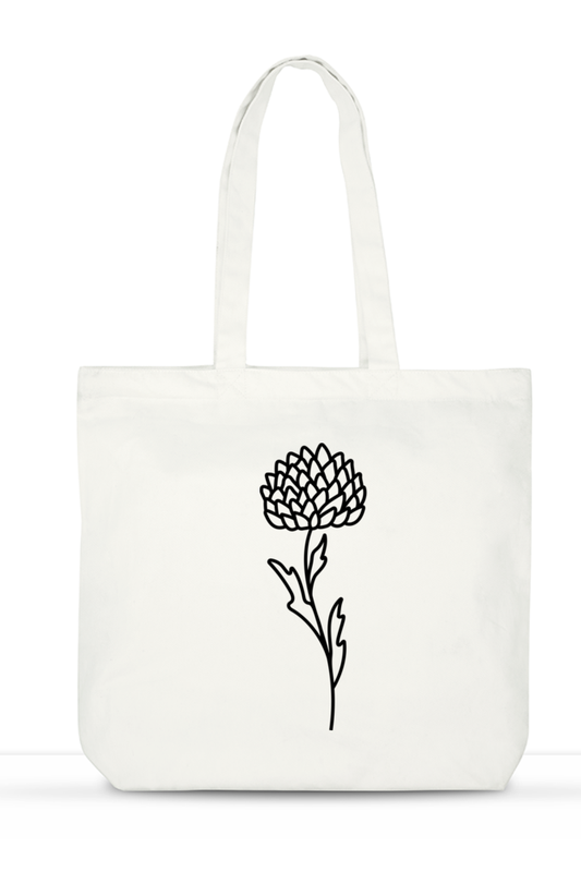 Large White Tote Bag