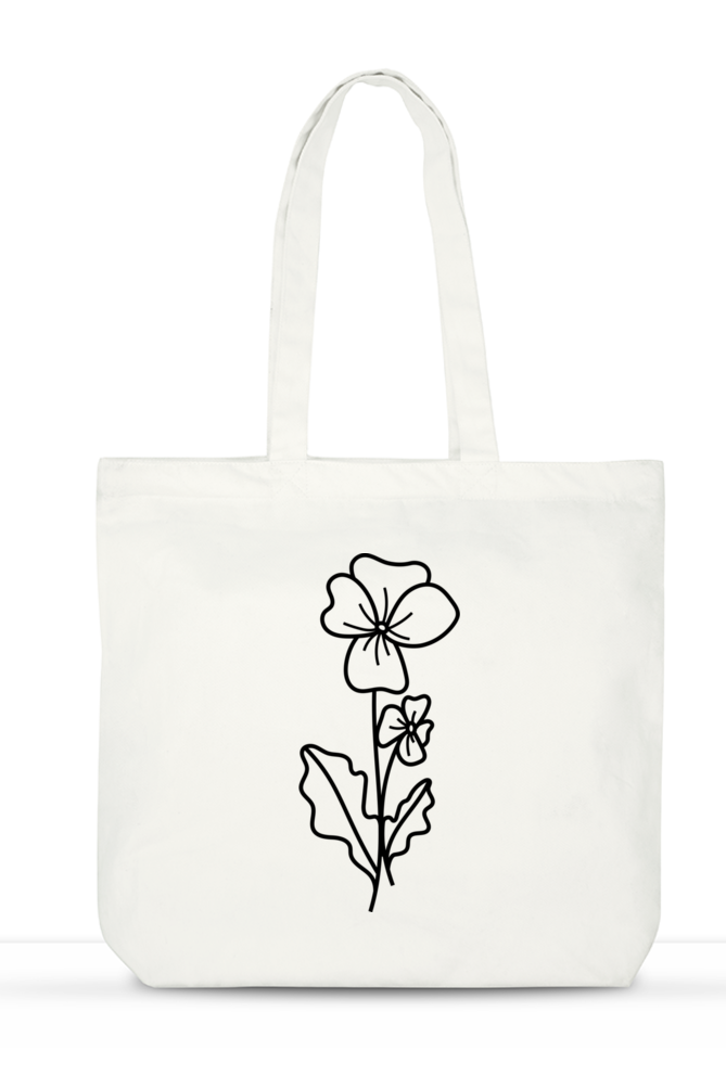 Large White Tote Bag