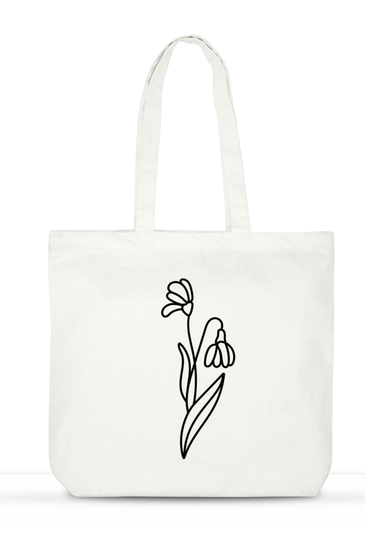 Large White Tote Bag