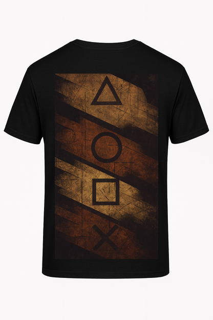 “Order in Chaos” Classic Fit Streetwear T-Shirt for Men – Grunge Gamer-Core Edition