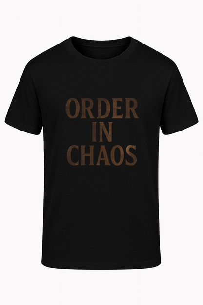 “Order in Chaos” Classic Fit Streetwear T-Shirt for Men – Grunge Gamer-Core Edition