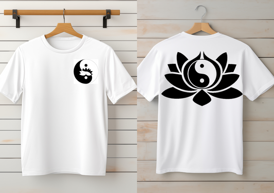 Ying Yang Printed T-Shirt