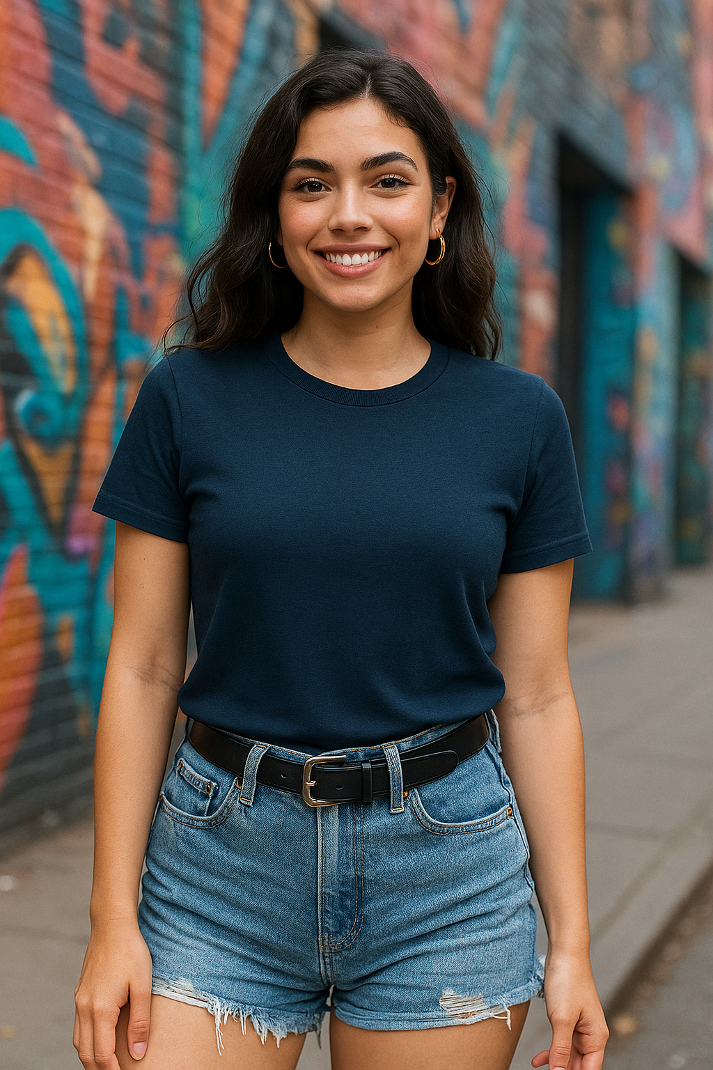 "Skybound Dreams" Oversized Graphic T-Shirt for Girls – Bold Streetwear Vibes