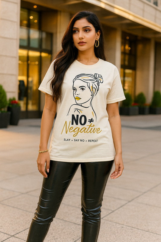 “No ≠ Negative” Women’s Classic Fit Graphic T-Shirt