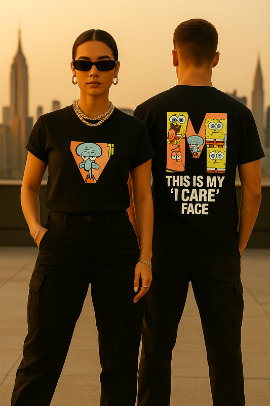 "This Is My 'I Care' Face" Classic Fit Unisex T-Shirt – Street Luxe Edition
