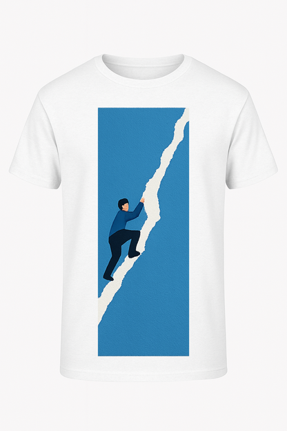 "Climb Beyond – Unisex Classic Fit Motivational Graphic T-Shirt | CityBurst Originals"